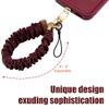 DONGKER Universal Phone Wrist Strap, Elastic Hands-Free Lanyard with Attachment Patch and Ring Strap view 2