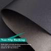 Innovz Waterproof PU Leather Windowsill Mat, Black, 63 x 4 in (160 x 10 cm) view 3
