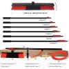 Extendable Water-Fed Pole Set with Window Brush and Spray Disc view 2