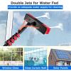 Telescoping Window Cleaning Brush Set with Water-Fed Pole view 4