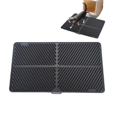Foldable Waterproof Cat Litter Mat for Indoor Use