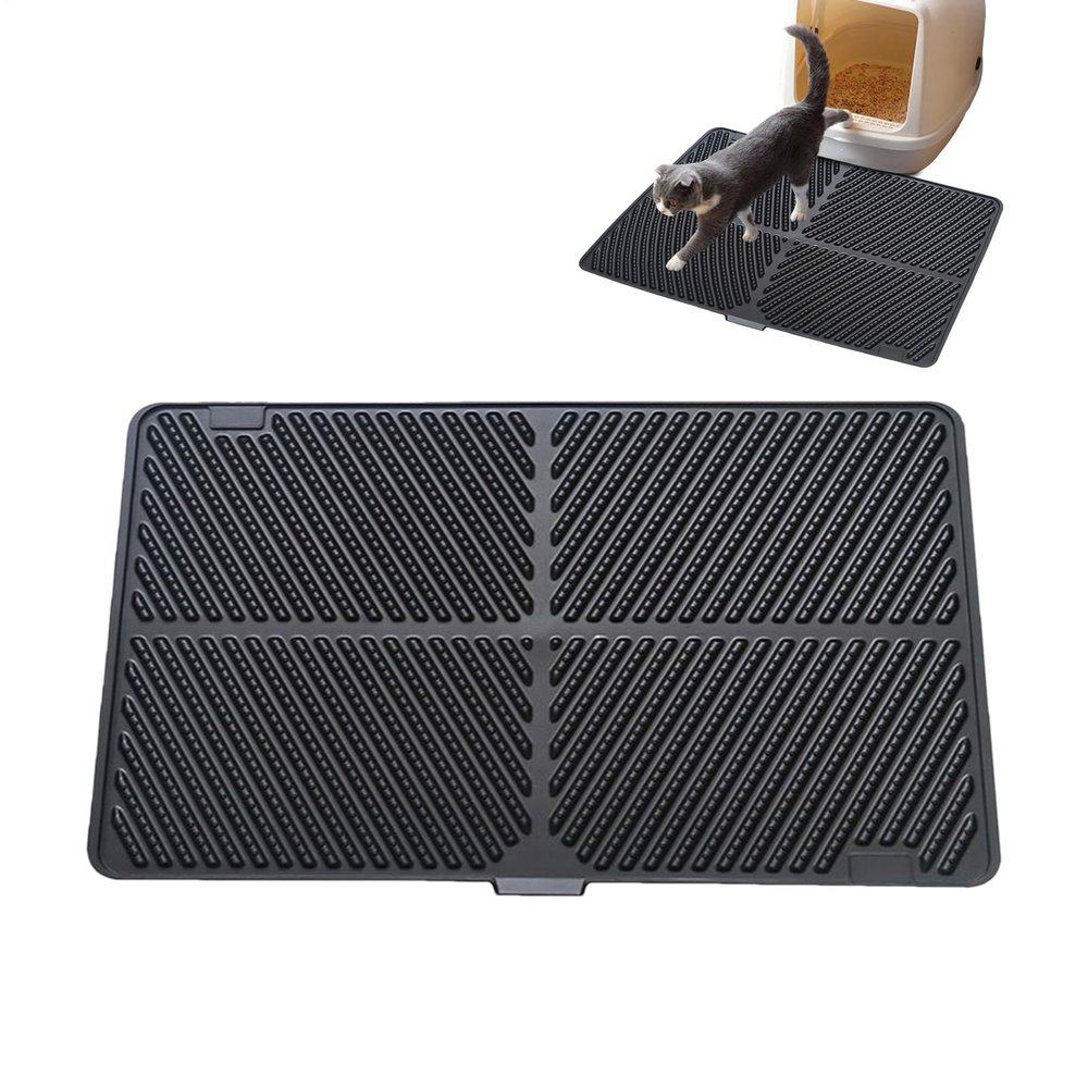 Foldable Waterproof Cat Litter Mat for Indoor Use