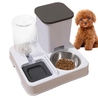 Bkljkf Automatic Cat Feeder with Water Bowl
