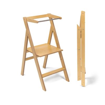 Ette Tete STEP'n'FOLD Adjustable Folding Learning Tower (Wood)