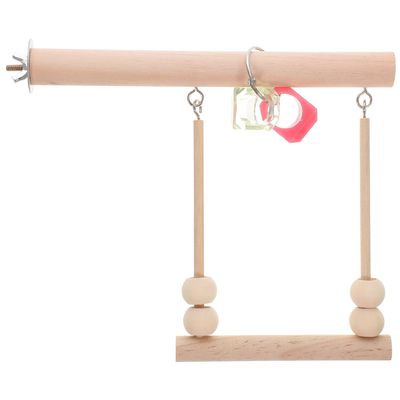 WEKAMOS Parrot Chew Toy Swing