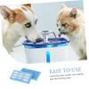 Kisangel 12-Piece Activated Carbon Filter Set for Cat and Dog Water Fountains view 3