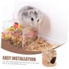 Homoyoyo Hammock for Hamsters and Chinchillas, Warm Wear-Resistant Rodent Bed with Durable Design, Breathable and Comfortable, Suitable for Small Pets, Random Style view 2