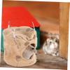 Homoyoyo Hammock for Hamsters and Chinchillas, Warm Wear-Resistant Rodent Bed with Durable Design, Breathable and Comfortable, Suitable for Small Pets, Random Style view 3