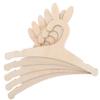 Cabilock 5-Piece Wooden Children's Hangers with Bunny Ears, Space-Saving Storage for Boys and Girls view 1