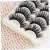 False Eyelashes, 5 Pairs, High-Grade Fiber view 3