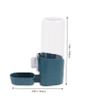 Hanging Water Dispenser for Small Pets, Blue, PP view 2