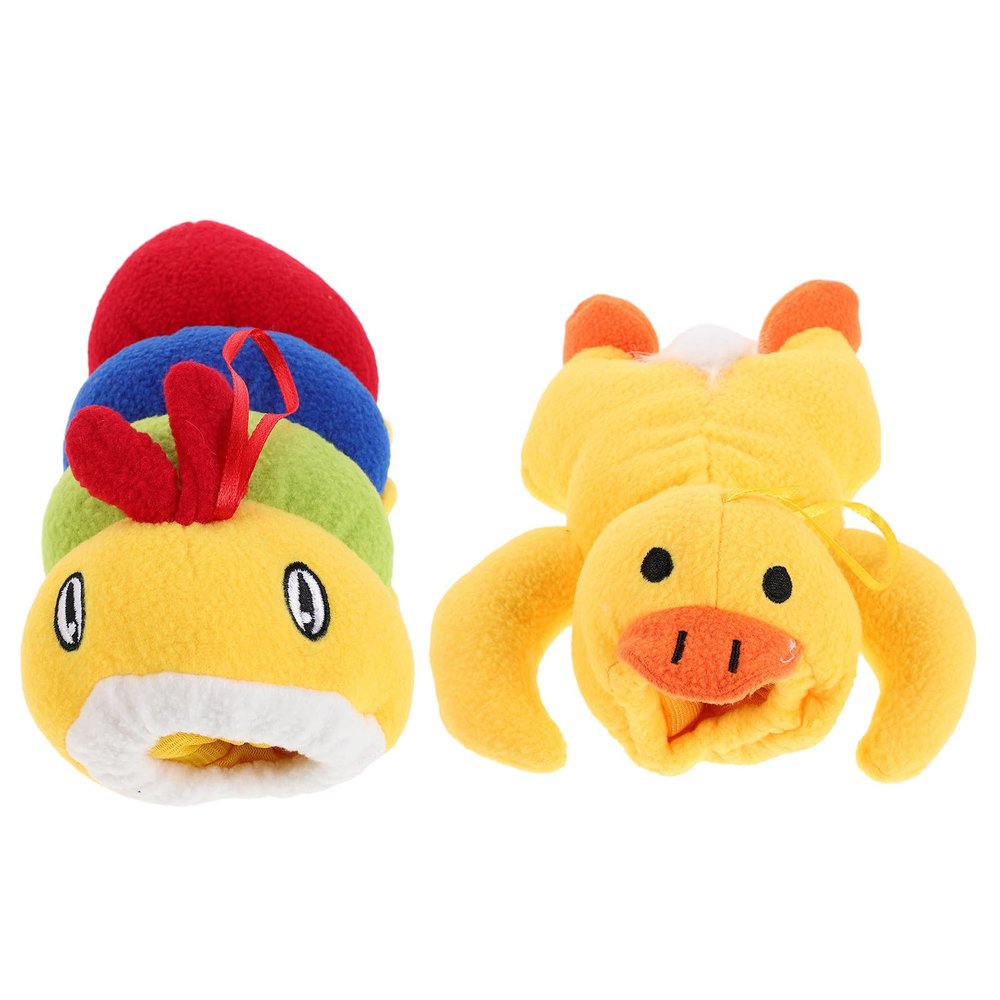 PERSELOSO 2-Pack Portable Insulated Baby Bottle Sleeves with Cute Plush Animal Designs