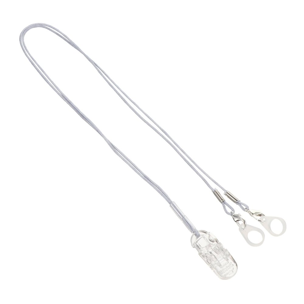 ABS and Nylon Hearing Aid Clip Anti-Loss Lanyard, 1 Set