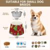 Christmas Pet Bowl with Elevated Stainless Steel Stand view 3
