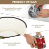 Christmas Pet Bowl with Elevated Stainless Steel Stand view 4