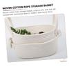 Uonlytech Cotton Rope Storage Basket for Plants, Food, and Decor view 3