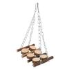 Homoyoyo Wooden Parrot Swing for Bird Cages view 1