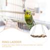 Homoyoyo Wooden Parrot Swing for Bird Cages view 4