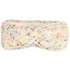 WANYI Women's Winter Bow Knit Headband, Braided Plush Ear Warmer, White view 1
