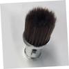Fiber and Plastic Barber Brush, Silver Neck Duster view 4