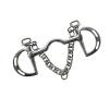 DOUDINGMAO Brass-Coated Horse Bit with Silicone Lining view 1