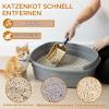 Metal Cat Litter Scoop, 430 Stainless Steel, Gold, 26.2 x 9.5 cm view 2