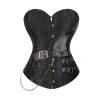 Women's Gothic Underbust Corset Costume Top view 1