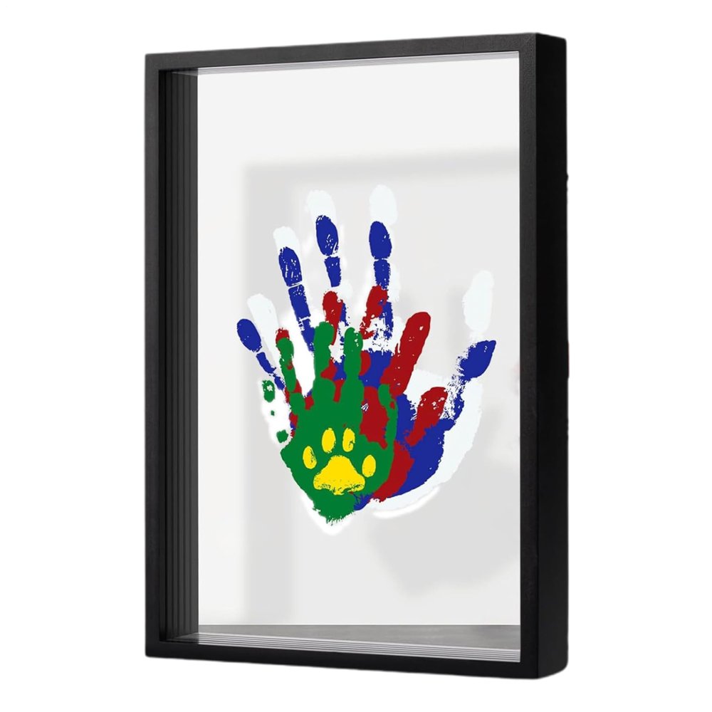 Hand and Footprint Set with Hanging Transparent Frame