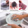 AURIVEE 10-Pack Soap-Filled Steel Wool Pads, Pre-Soaped Scrubbers for Pots, Pans, Dishes & Grills view 4