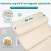 Non-Slip Adjustable Dog Stairs, Soft Pet Steps, Multi-Step Options for Dogs and Cats (Beige, L, 5) view 2