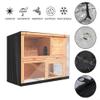Waterproof Outdoor Rabbit Hutch Cover with Clear Window, Ventilation and Zipper Access (122 x 50 x 105 cm) view 3