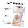 STOBAZA Silicone Long-Handled Bath Brush with Hanging Hole view 3