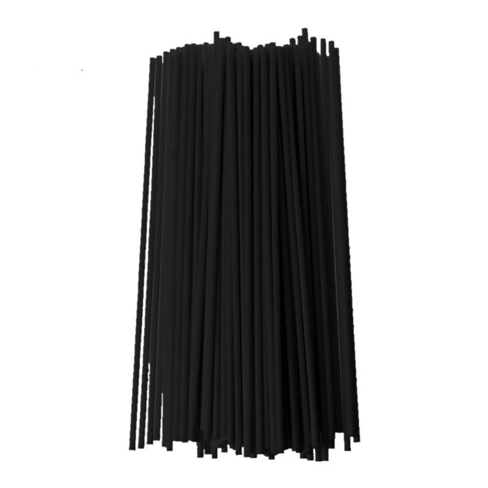 50 Black Fiber Diffuser Sticks, 23 cm, 3 mm Diameter