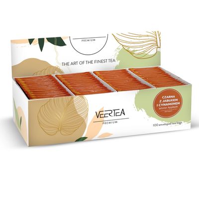 Veertea Black Tea Gift Set with Cinnamon, 100 Tea Bags