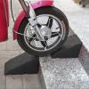 Portable Wheelchair Ramp, Durable and Lightweight for Easy Access at Home, Vehicles, and Bicycles, 2-Pack view 2