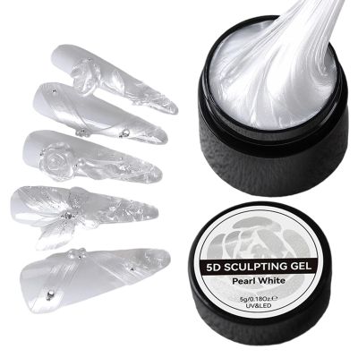 White Nail Sculpting Gel