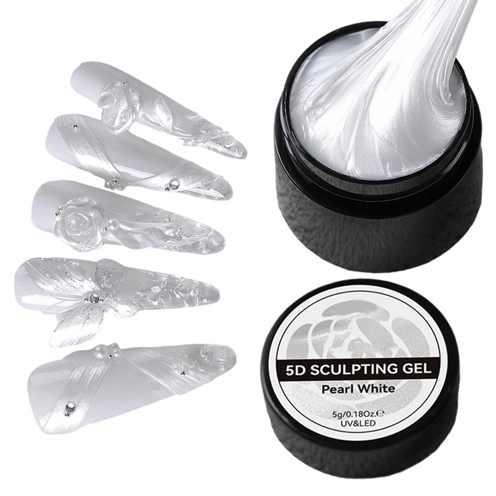 White Nail Sculpting Gel