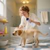 Dog Shampoo Dispenser - Portable Foaming Wash Dispenser with Spray Function view 2