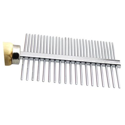 SEWOART Stainless Steel Dog Comb with Wooden Handle