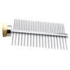 SEWOART Stainless Steel Dog Comb with Wooden Handle view 1