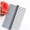 SEWOART Stainless Steel Dog Comb with Wooden Handle view 2