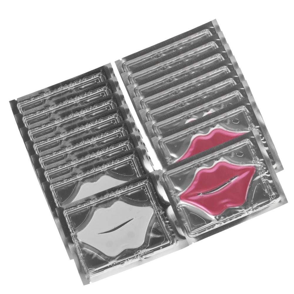 Lip Care Gel Pads, 20 Count, Crystal Gel Design