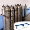 LoiYtrd Fixed Gas Cylinder Rack with Safety Chain and Mounting Screws, Gas Cylinder Organizer Shelf for Lab/Home, Portable (25.6 in Length) view 1