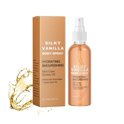 Vanilla Cashmere Body Oil, Body-Brightening and Refreshing Moisturizing Oil, Softens Skin, All Skin Types (1 pc, 100 ml)