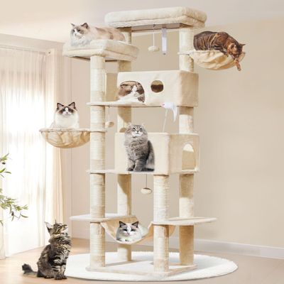 Taoqimiao 193 cm XXL Cat Tree for Large Cats, MS046M