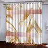 MAYNUO 3D Printed Thermal Curtains, 2 Panels, 132 x 240 cm view 1