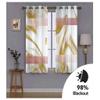 MAYNUO 3D Printed Thermal Curtains, 2 Panels, 132 x 240 cm view 2