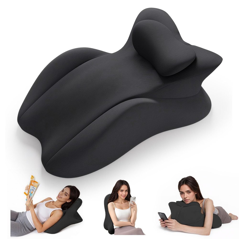 Wedge Pillow for Reading and Relaxation for Bed, Sofa, and Floor