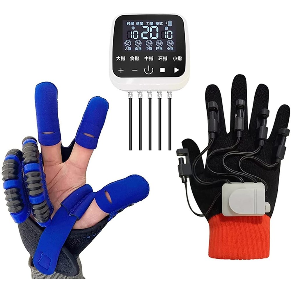 Electric Bionic Rehabilitation Glove for Hand Therapy