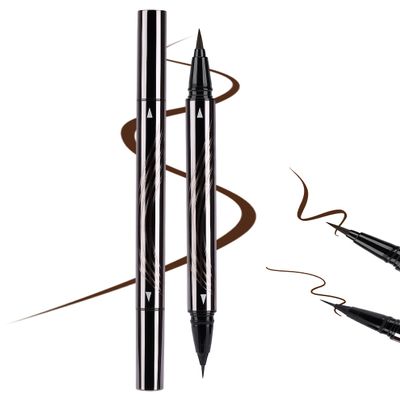 Erinde 2-in-1 Brown Eyeliner with Fine and Wide Tips